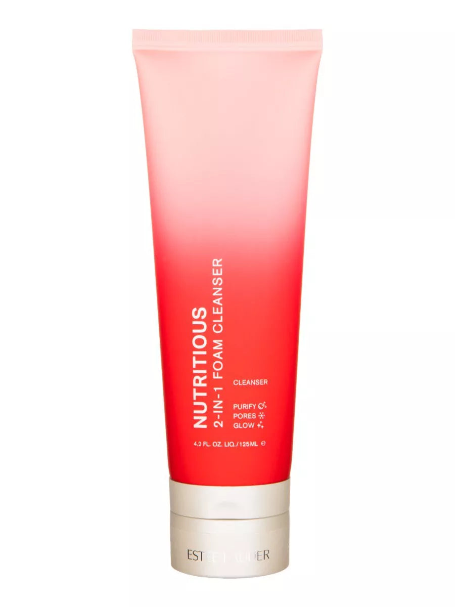 Estée Lauder Nutritious 2-in-1 Foam Cleanser – Cleanse + Glow Naturally